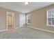 Bedroom with a door to another room and one window at 924 Bentbury Way, Cary, NC 27518