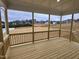 Spacious wooden deck overlooks the backyard and surrounding community at 1013 Prominence Dr., Homesite 22, Durham, NC 27712