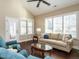 Living area with French doors leading to outdoor space at 116 Telluride Trl, Garner, NC 27529