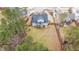 Aerial view of house and large backyard at 1513 Hoke Landing Ln, Raleigh, NC 27603