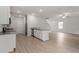 Modern kitchen with granite countertops and stainless steel appliances at 207 Shelfit Trl, Oxford, NC 27565