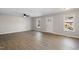 Spacious living room featuring hardwood floors and large windows at 2328 Radiance Dr, Burlington, NC 27215