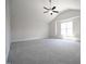 Large bedroom featuring a vaulted ceiling and fan at 236 Johnson Ridge Way, Four Oaks, NC 27524