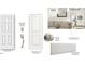 Selection of the interior and front door, plus hardware and alabaster colored paint and baseboard at 253 Windsor Mill Rd, Rolesville, NC 27571