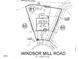 Plot map showing the layout of the crawl space foundation with a 2 car per plan garage at 253 Windsor Mill Rd, Rolesville, NC 27571