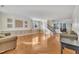 Spacious living room with hardwood floors and neutral walls at 309 Coalyard Dr, Garner, NC 27529