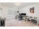 Spacious home office with a standing desk and two monitors at 370 Hickory Run Ln, Franklinton, NC 27525