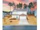 Two-story house with brick and white siding, a two-car garage, and a landscaped yard at 53 Albereto Dr, Clayton, NC 27527