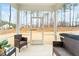 Screened porch overlooking the backyard at 53 Albereto Dr, Clayton, NC 27527