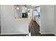 Modern kitchen with white cabinets and an eat-in kitchen area at 5340 Fayetteville Rd, Durham, NC 27713