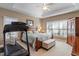 Large main bedroom with ample natural light and high ceiling at 5612 Crossfield Dr, Raleigh, NC 27613