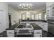 Gourmet kitchen with large island and breakfast bar at 5891 Baker Ln, Rocky Mount, NC 27803