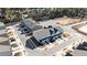 Aerial view of townhomes in a new community at 610 Marshskip Way, Rolesville, NC 27587