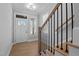 Bright entryway with wood floors and white front door at 612 Marshskip Way, Rolesville, NC 27587