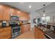 Well-equipped kitchen featuring stainless steel appliances and granite countertops at 618 N Boylan Ave # 826, Raleigh, NC 27603