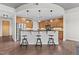 Bright kitchen features pendant lighting, breakfast bar and stainless appliances at 618 N Boylan Ave # 826, Raleigh, NC 27603