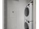 Modern, stacked washer and dryer, offering the ultimate convenience for in-unit laundry at 618 N Boylan Ave # 826, Raleigh, NC 27603