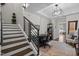 Home office with a desk, chair, and built-in shelving at 618 N Boylan Ave # 826, Raleigh, NC 27603