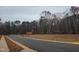 Residential empty lot on a new road with trees in background, perfect for building your dream home at 8721 Little Deer Ln, Raleigh, NC 27613