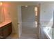 Bathroom with double sinks and bathtub at 9164 Dupree Meadow Dr # 14, Angier, NC 27501