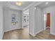 Bright foyer featuring hardwood floors and an open floor plan at 9164 Dupree Meadow Dr # 14, Angier, NC 27501