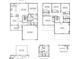 Detailed floor plan showcases the layout of the home, highlighting room sizes and overall design at 111 Southern Estates Dr, Sanford, NC 27330