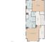 2-story floor plan featuring primary bedroom, laundry, and multiple baths at 1179 Cottonsprings Dr, Wendell, NC 27591