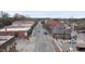 Street view with shops and crosswalks for pedestrians at 210 W Oak Ave, Wake Forest, NC 27587