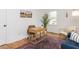 Office featuring hardwood floors, a desk, and natural light from the window at 211 Long Ave, Graham, NC 27253