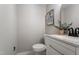 Modern bathroom with white vanity and updated fixtures at 3 Patriot Cir, Durham, NC 27704