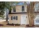 Front view of a charming updated townhouse at 3 Patriot Cir, Durham, NC 27704