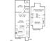 Two-story home floor plan, showing a Gathering room, kitchen, and bedrooms at 3 Patriot Cir, Durham, NC 27704