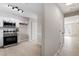 Modern kitchen with stainless steel appliances and light cabinets at 3 Patriot Cir, Durham, NC 27704