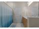 Bathroom with shower and double vanity at 317 W Morgan Street # 405, Raleigh, NC 27601