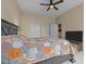 Main bedroom with a flat screen TV and carpet flooring at 317 W Morgan Street # 405, Raleigh, NC 27601