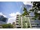 View of a modern building, showcasing its architectural design and surrounding cityscape at 317 W Morgan Street # 405, Raleigh, NC 27601