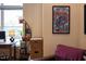 Cozy living space featuring a nearby work space, plant stand, and an interesting motorcycle poster at 317 W Morgan Street # 405, Raleigh, NC 27601