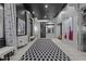 Modern building lobby with stylish decor and seating at 317 W Morgan Street # 405, Raleigh, NC 27601