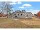 Backyard view of recently renovated ranch home at 322 Pace St, Smithfield, NC 27577