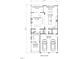 First floor plan featuring living, dining, kitchen, and garage layouts with detailed dimensions at 324 Waldo St, Cary, NC 27511