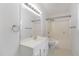 Bright bathroom featuring vanity with great lighting and a shower-tub combo with a showerhead at 3413 Thistledown Ct, Efland, NC 27243