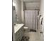 Clean bathroom with shower/tub combo and updated vanity at 3601 River Watch Ln, Franklinton, NC 27525