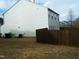 Home's backyard with full wooden fence at 4809 Kaycee Ct, Raleigh, NC 27616