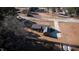Aerial view of ranch home, showing backyard and lot at 610 Denim Dr, Erwin, NC 28339