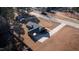 Aerial view of house showing the location and driveway at 610 Denim Dr, Erwin, NC 28339