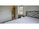 Bedroom with a double bed and a view of the backyard at 610 Denim Dr, Erwin, NC 28339