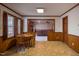 Small dining area with wood table and chairs, near kitchen at 610 Denim Dr, Erwin, NC 28339