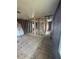Unfinished interior room, new framing, and wood flooring at 715 Star St, Rocky Mount, NC 27804