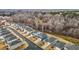 Community view showing homes and surrounding woods at 1007 Cherry Stem Rd, Haw River, NC 27258