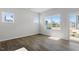 Bright living room with natural light and wood flooring at 103 Central Townes Way # 297, Raleigh, NC 27603